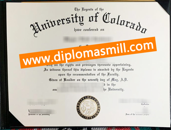 Where to buy fake University of Colorado diploma?