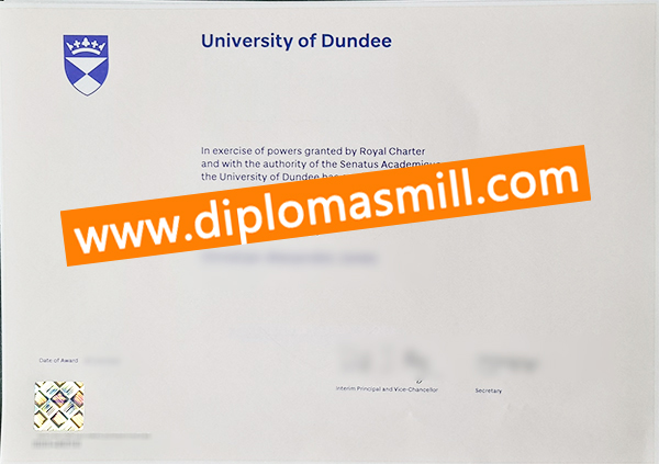 Apply replica University of Dundee diploma